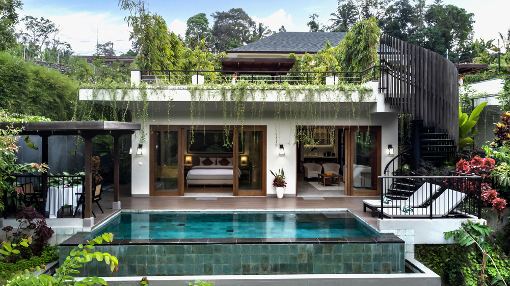 Pala Ubud - Villa Catur - Cosy modern tropical riverside villa